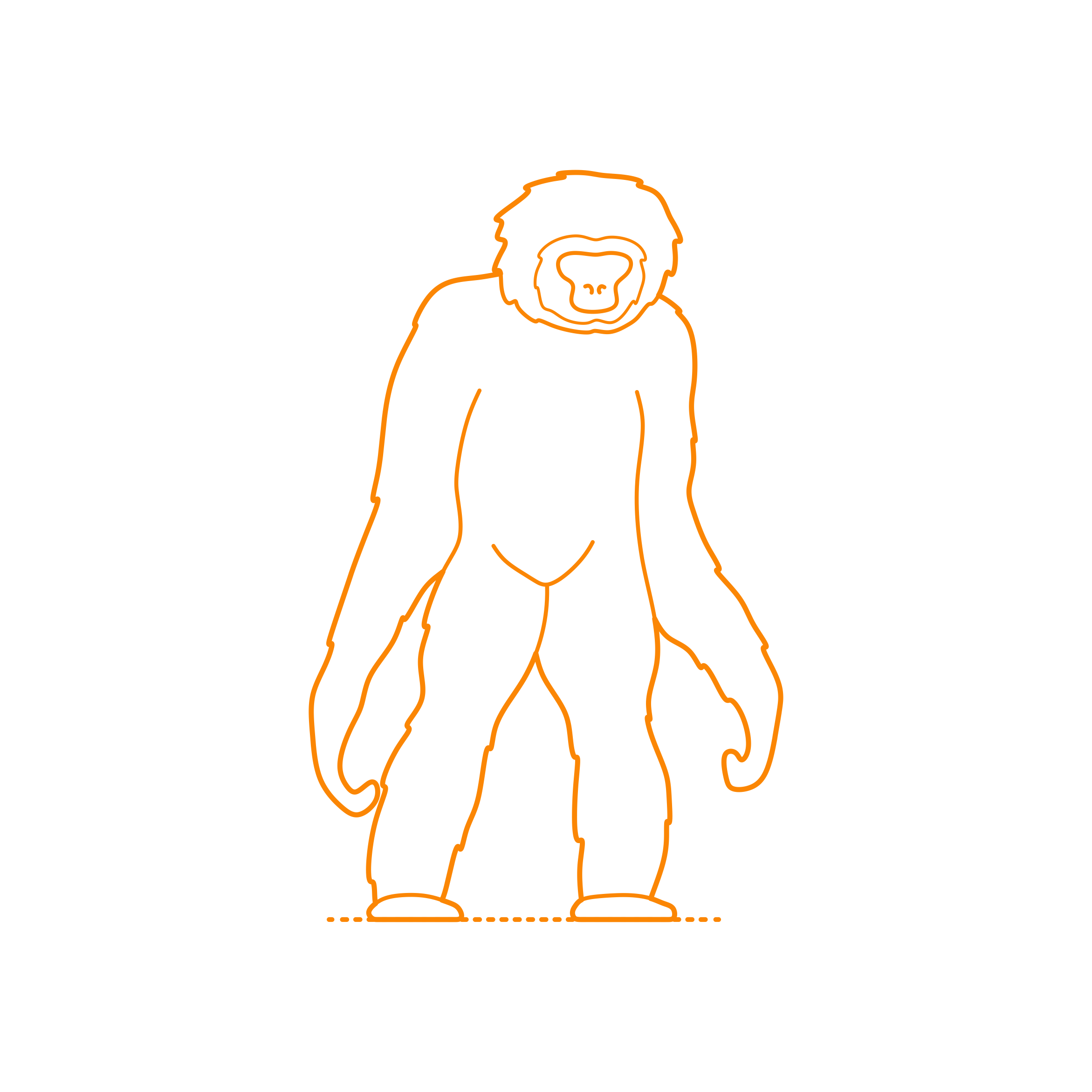 Animals Apes Lar Gibbon Stencil Svg Design File Free Vectors